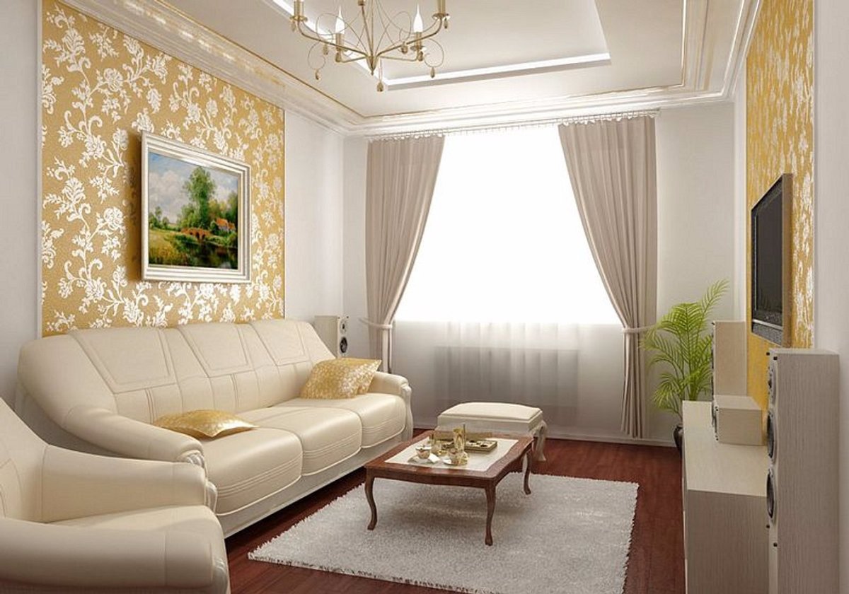 Бюджетный вариант гостиной