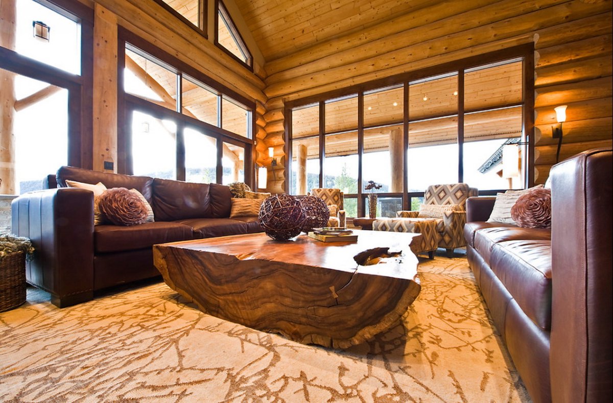 Деревянный пол в Шале