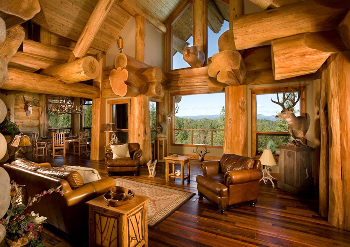 Деревянный интерьер
