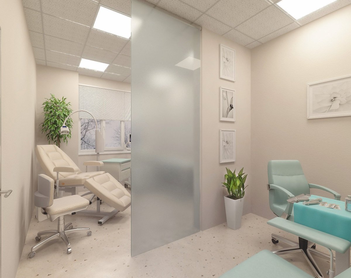 Зонирование косметологического кабинета