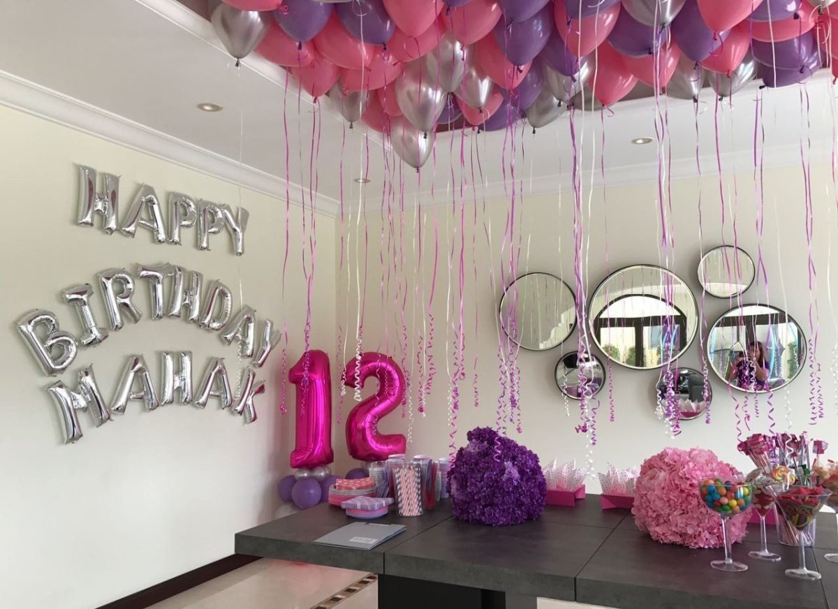 Украшение квартиры на день рождения девушки