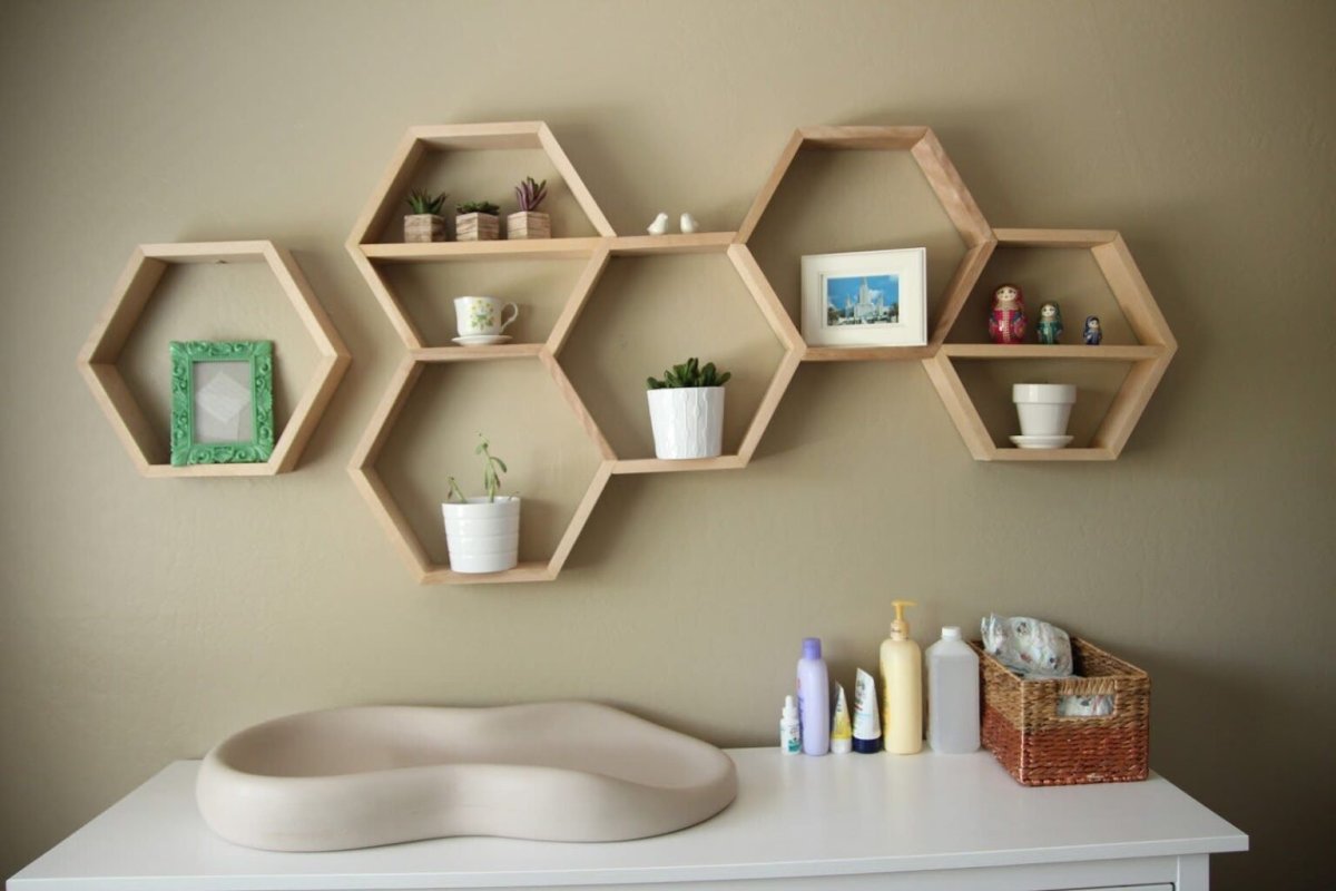 Полка для гостиной Woody Wood Shelf