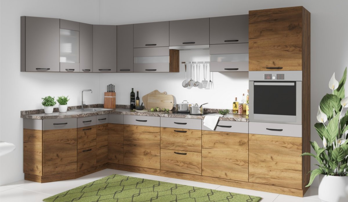 Модульная спальня Техно (дуб крафт белый