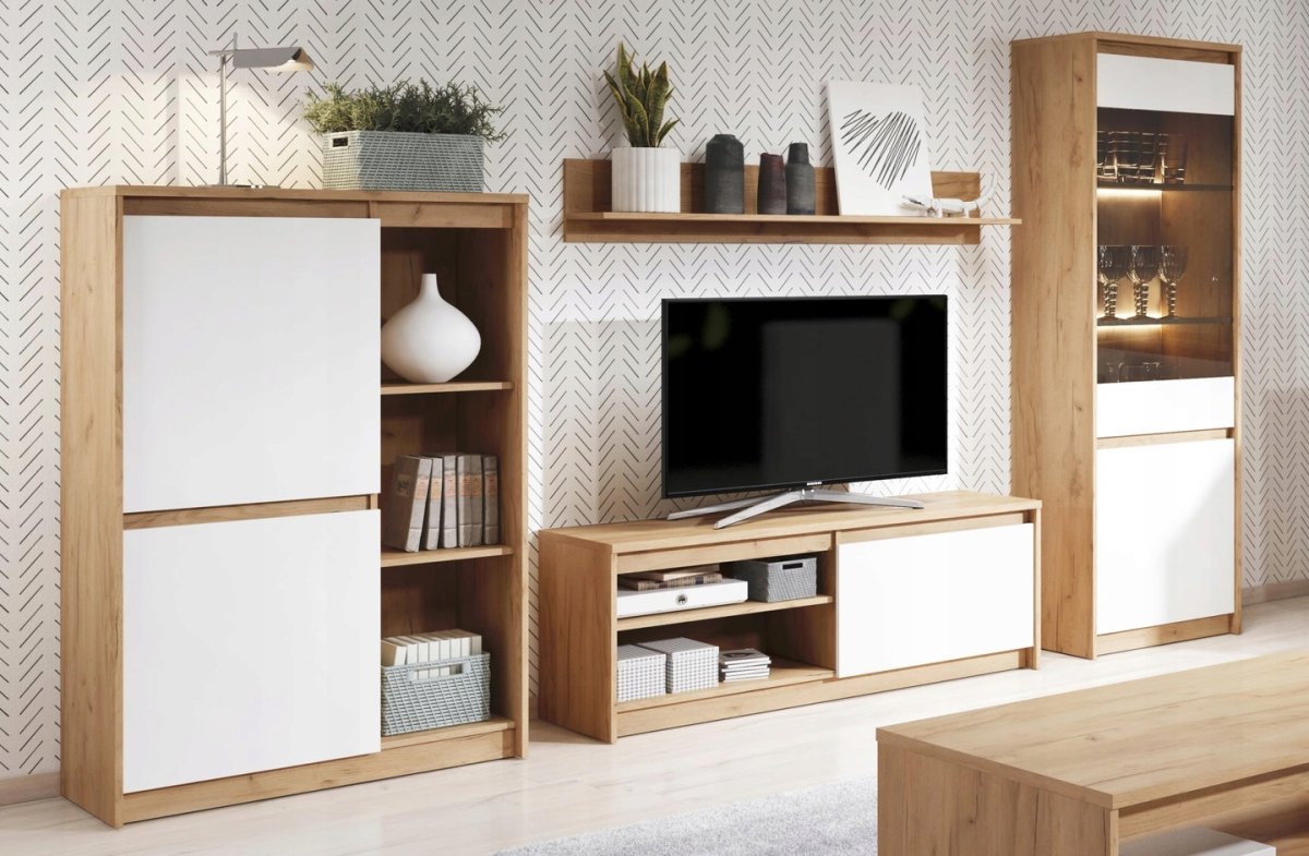 Шкаф дуб крафт золотой