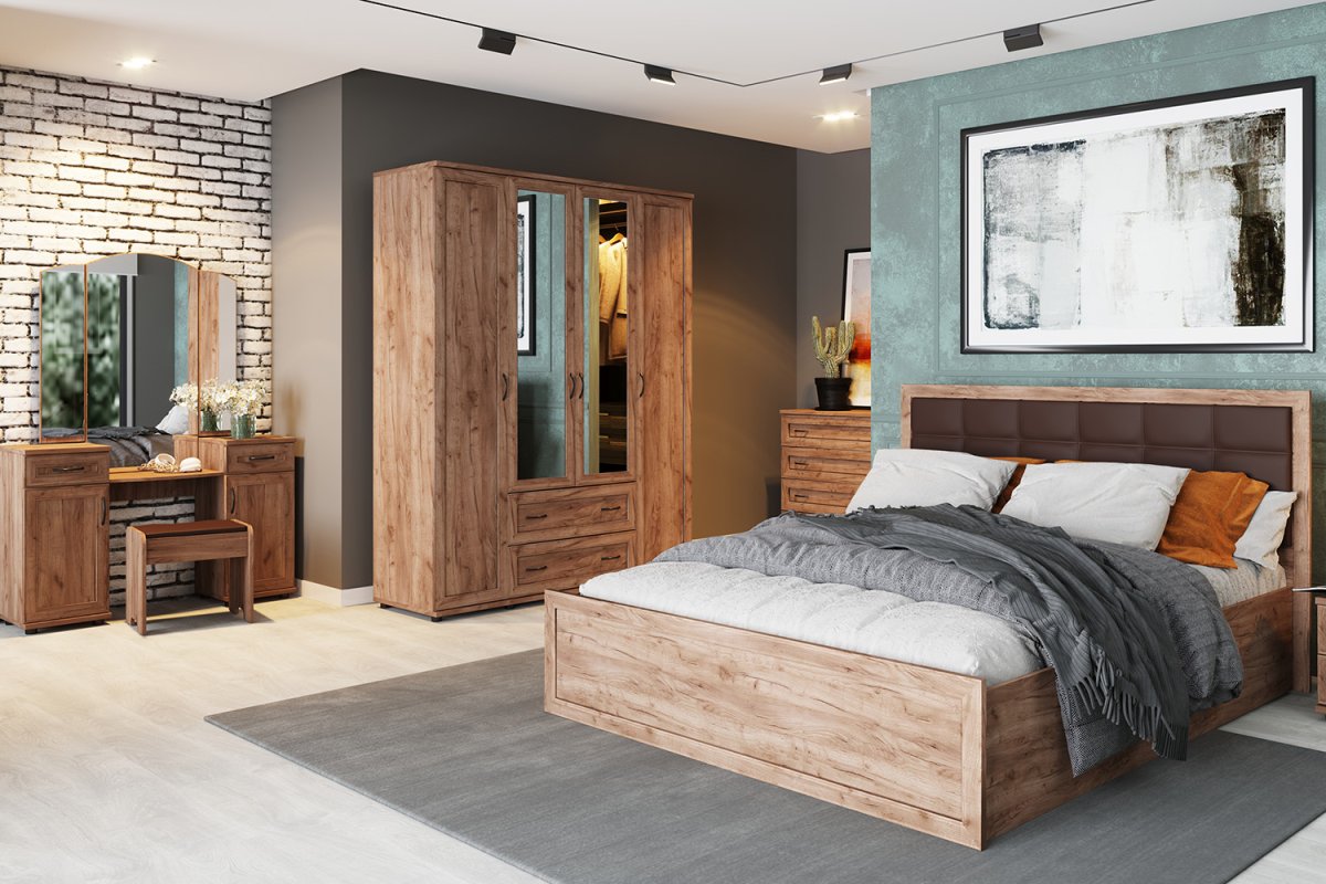 Модульная кухня Равенна тренд/тренд софт крафт серый/мокко серый