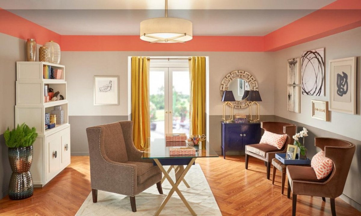 Уютная спальня в теплых тонах