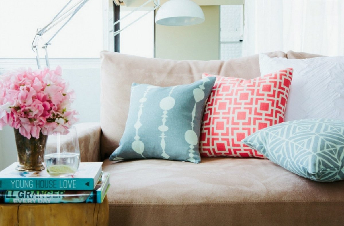 Декор подушками в интерьере
