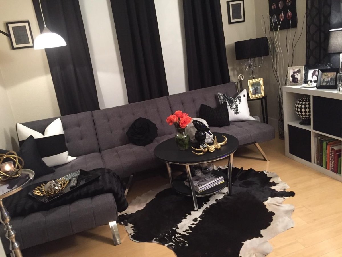 Коровья шкура в интерьере