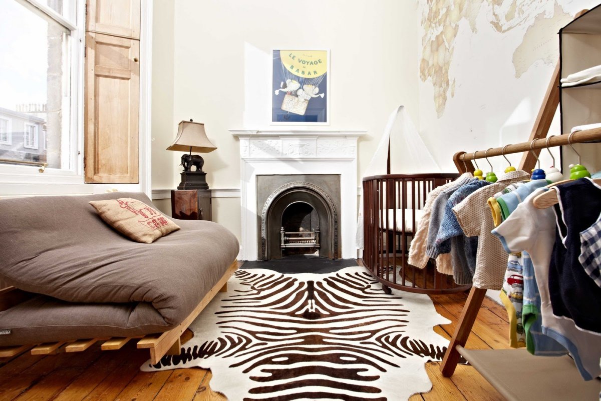 Ковер шкура в интерьере