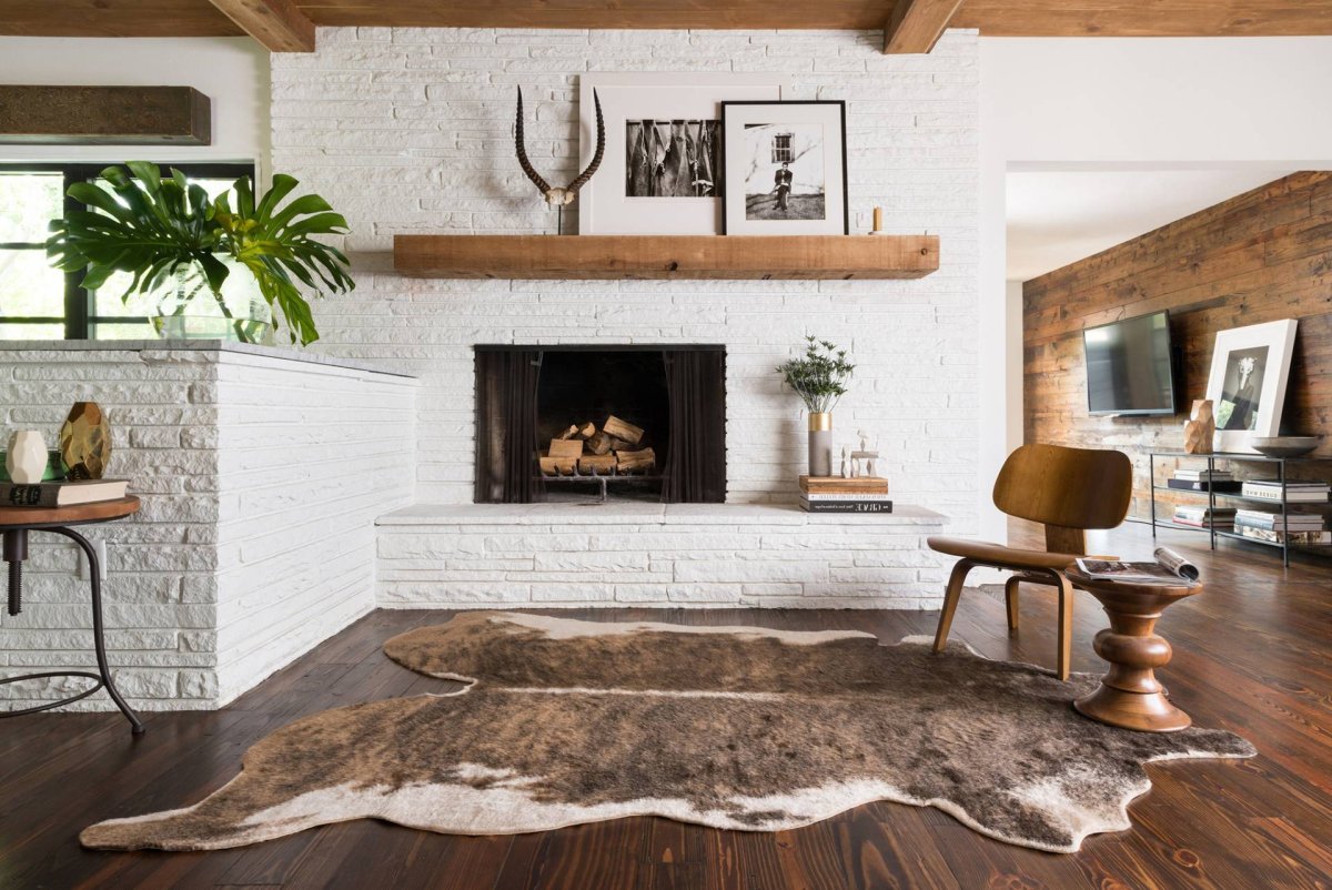 Шкура коровы на пол