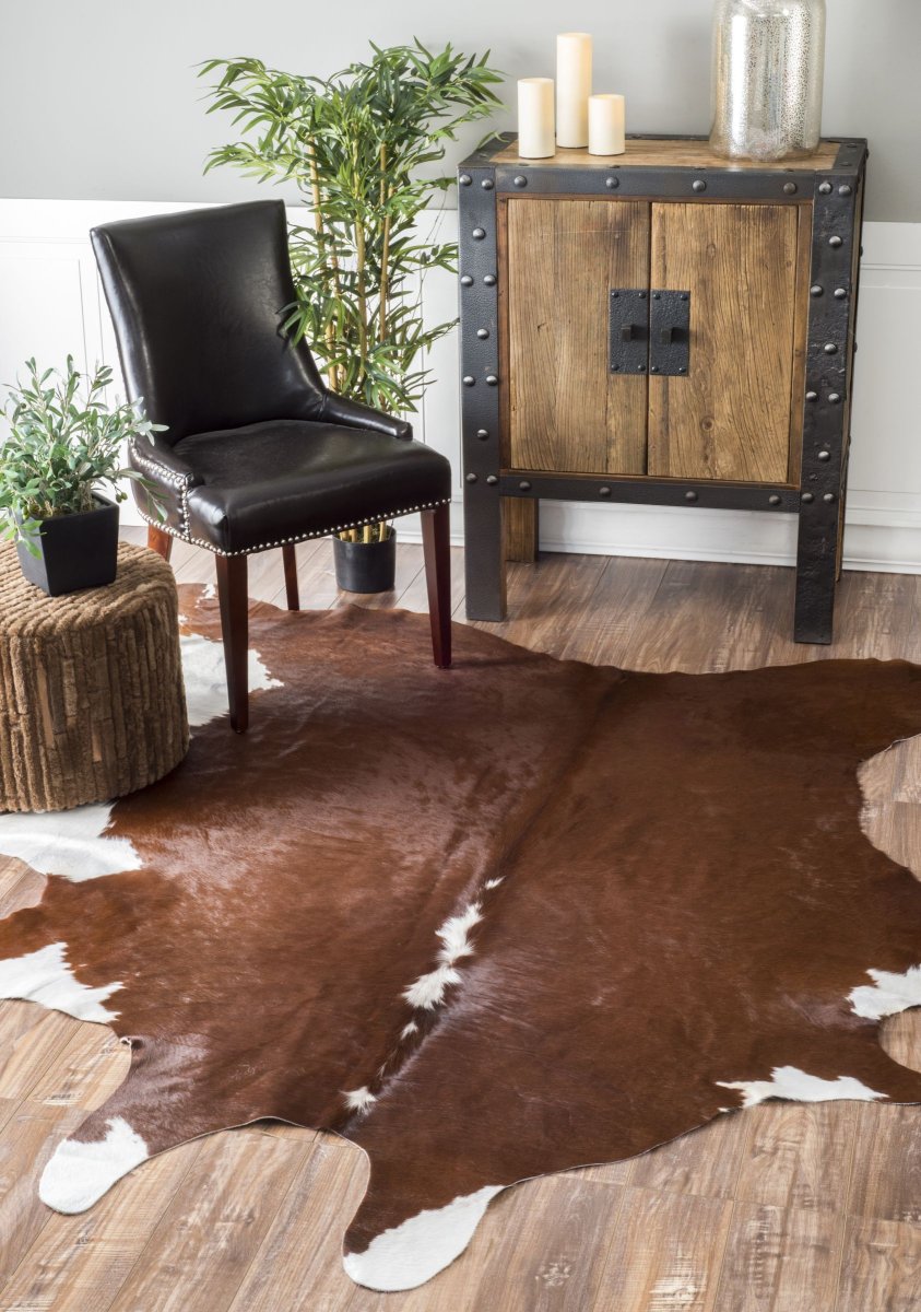 Коровья шкура в интерьере