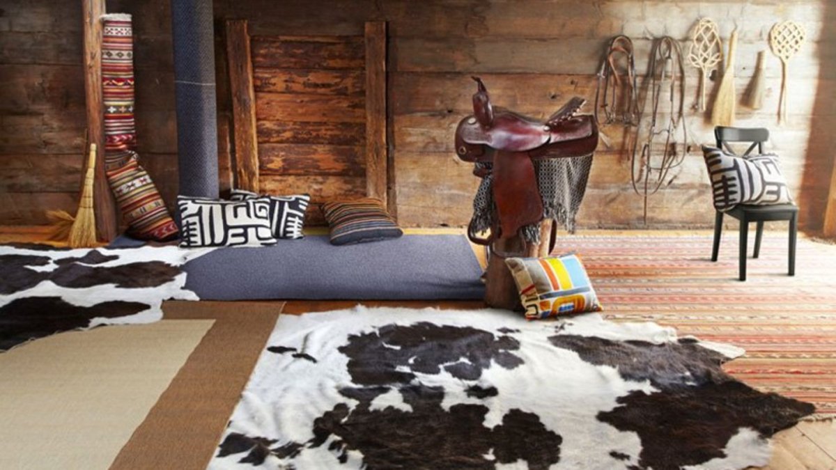 Шкура в интерьере