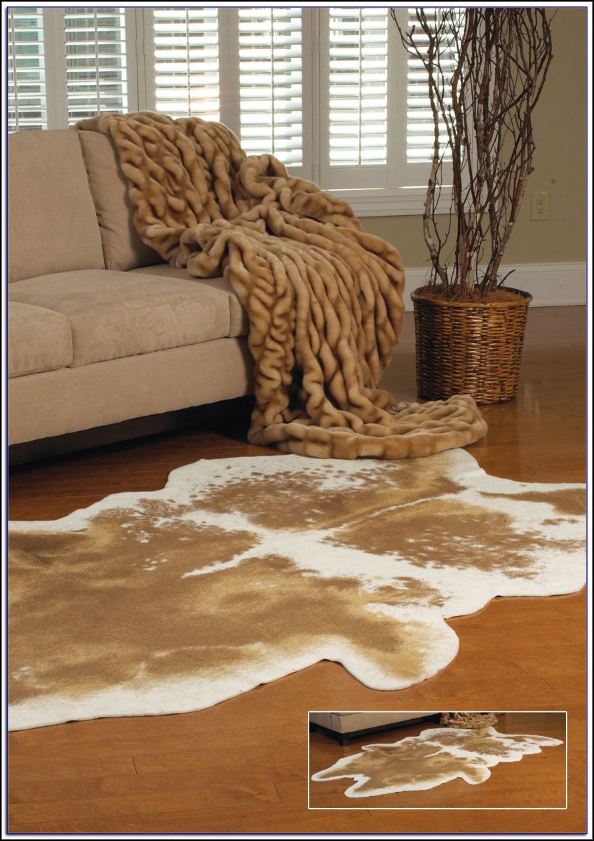 Ковер из шкуры коровы