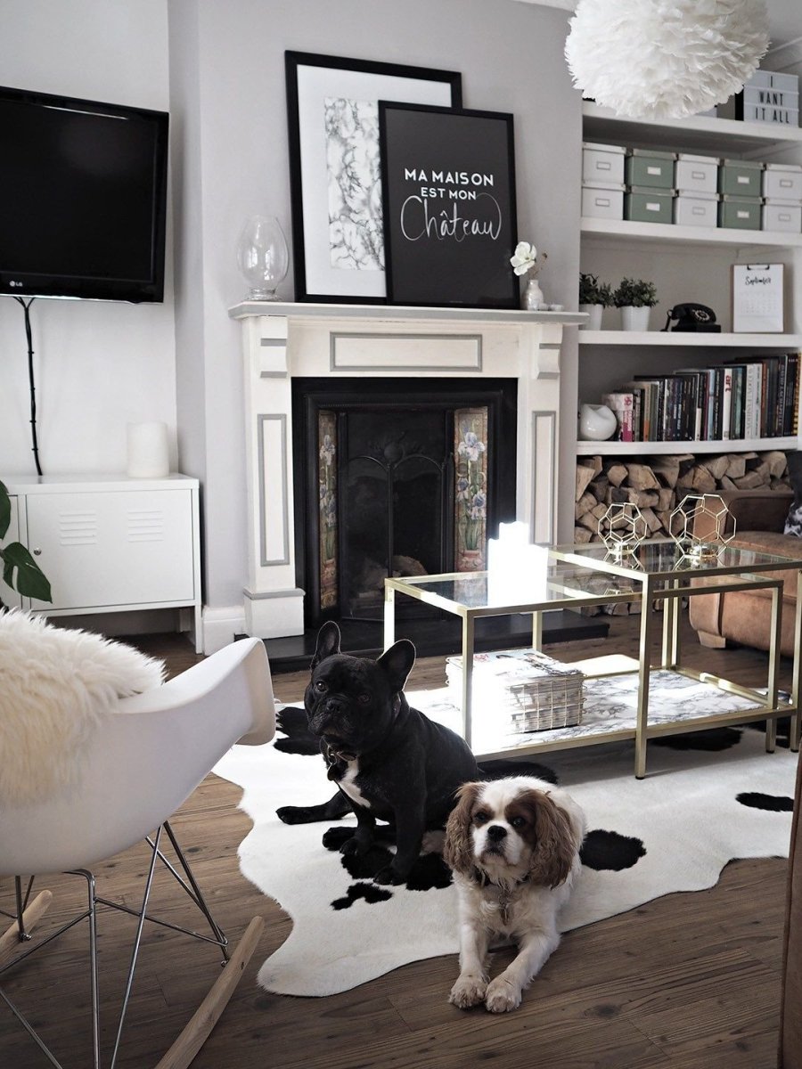 Ковры из кожи в интерьере