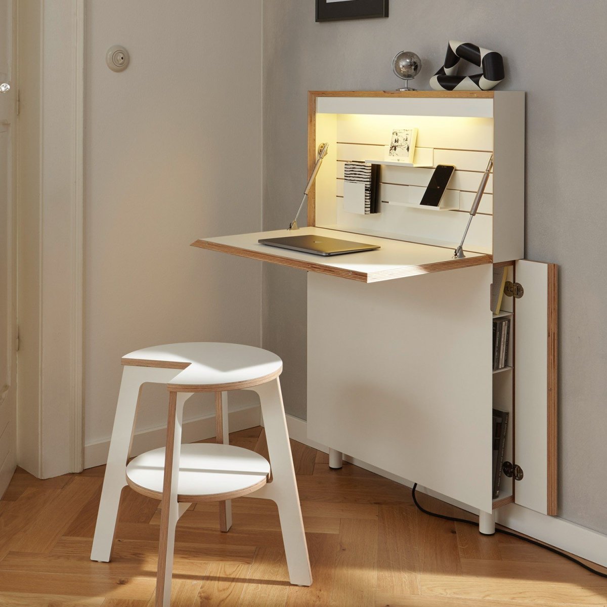 Рабочее место в стиле ретро