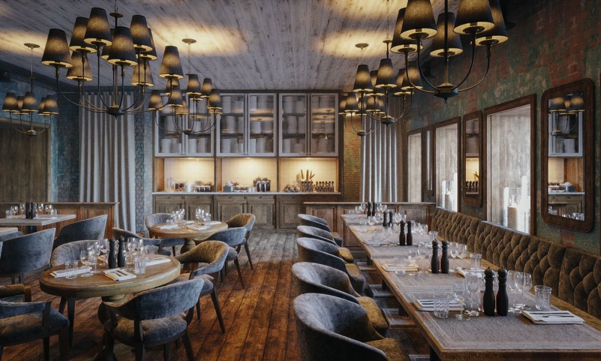 Интерьер кухни в грузинском стиле