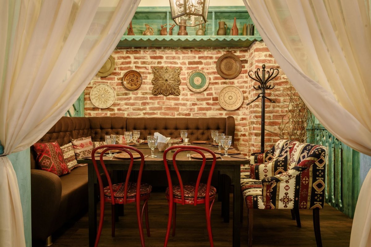 Пхали хинкали интерьер