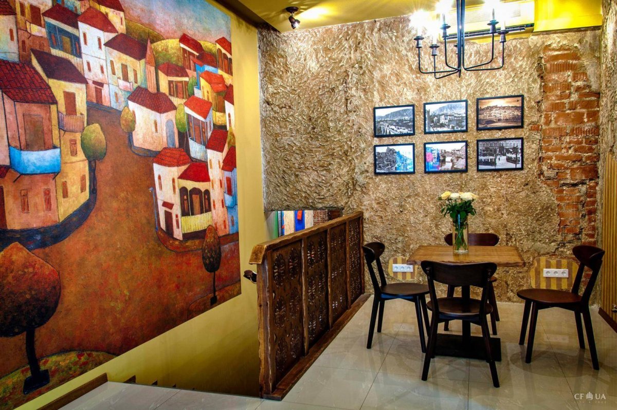 Интерьер ресторана грузинской кухни