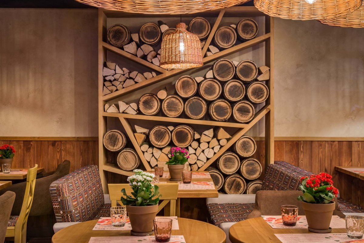 Интерьер грузинского ресторана