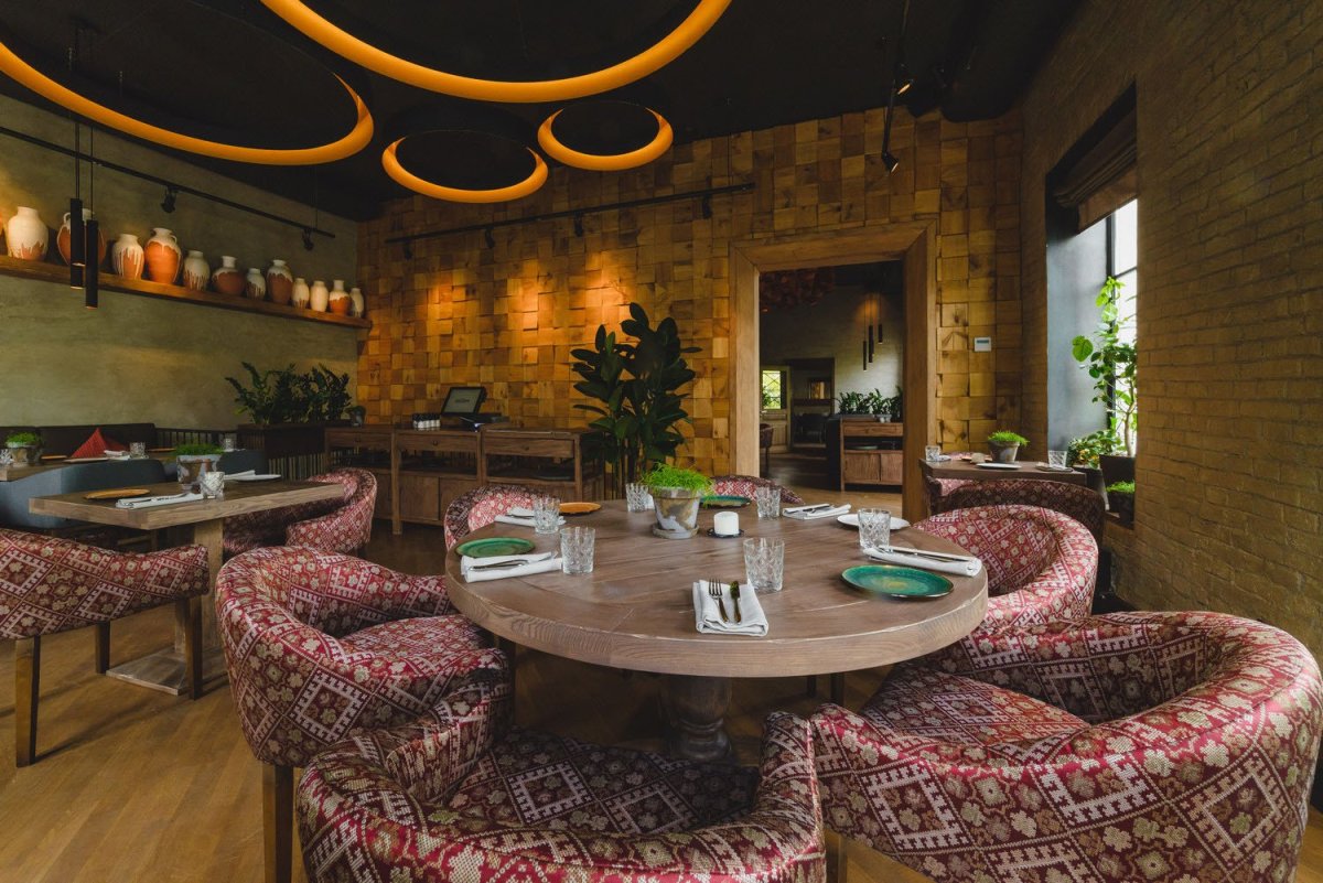 Ресторан в Грузии интерьер