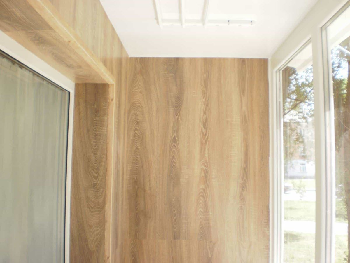 Креативная отделка балкона