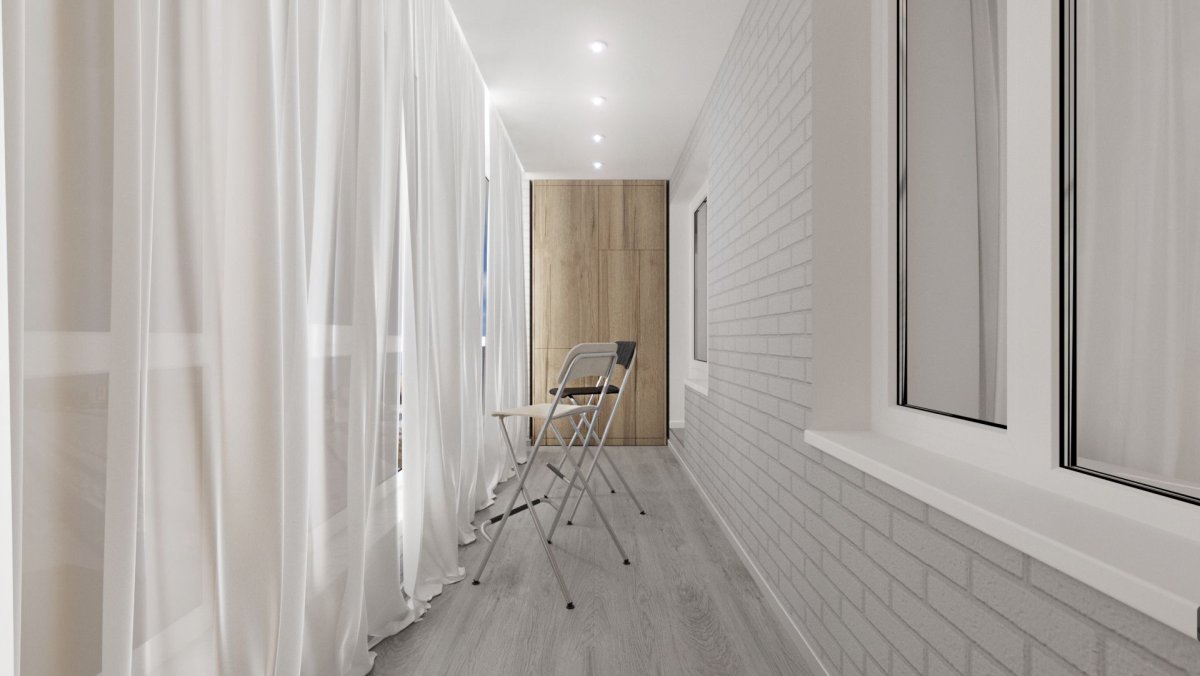 Отделка балкона плиткой