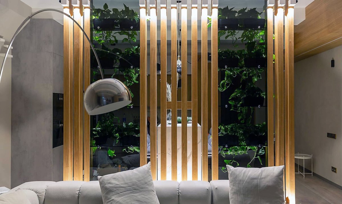 Реечные перегородки