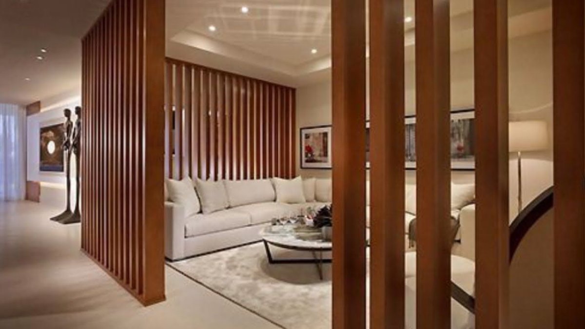 Реечная перегородка, 100х50х2500мм