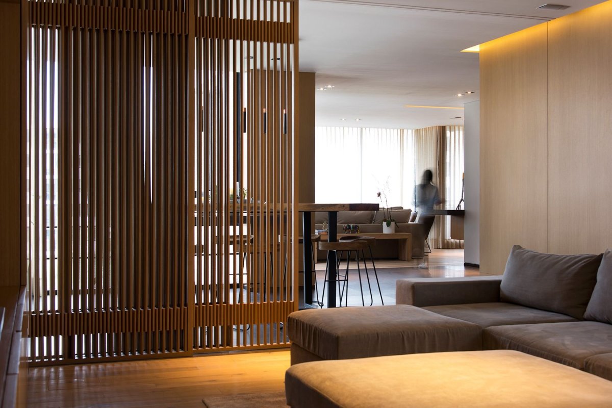 Перегородка из реек