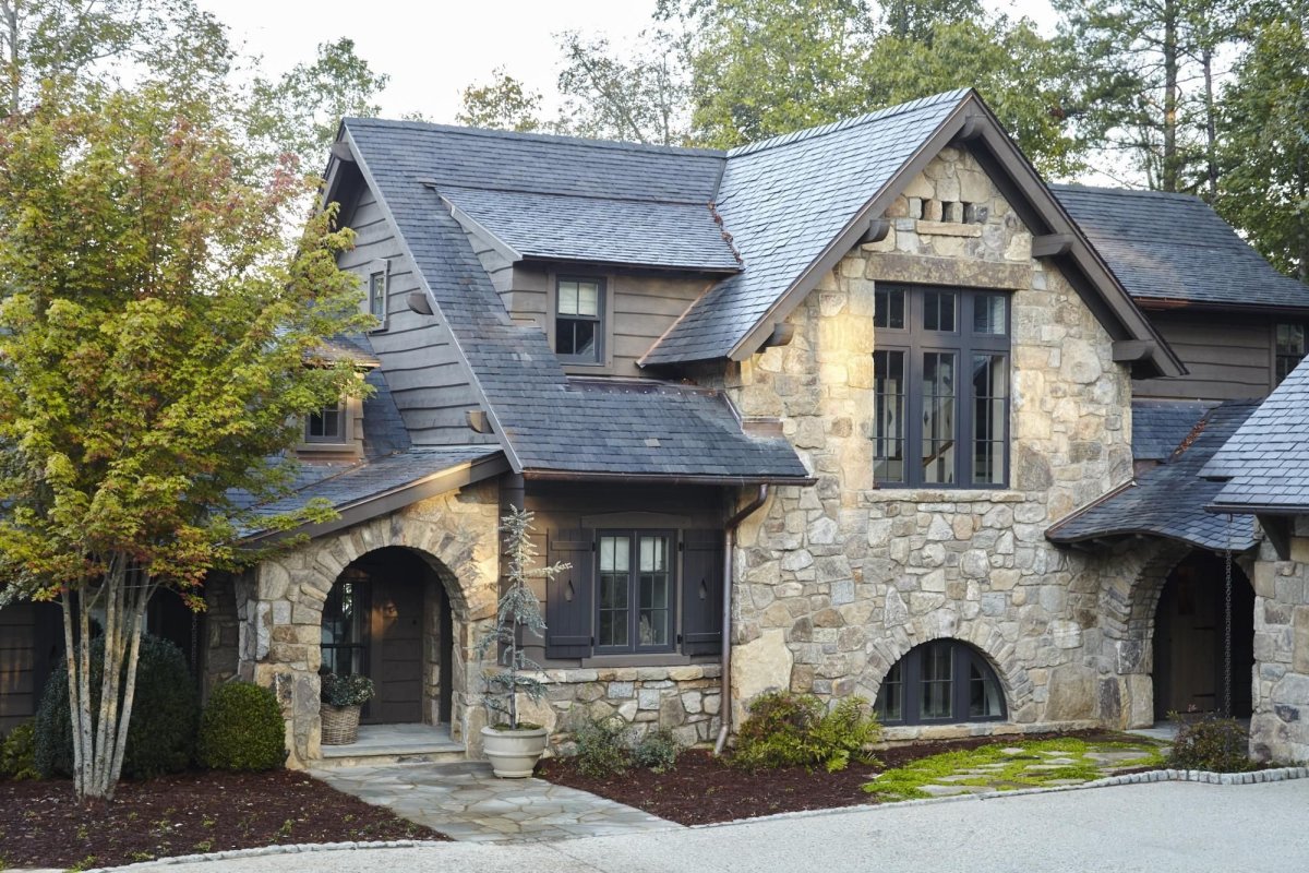 Красивые дома из камня