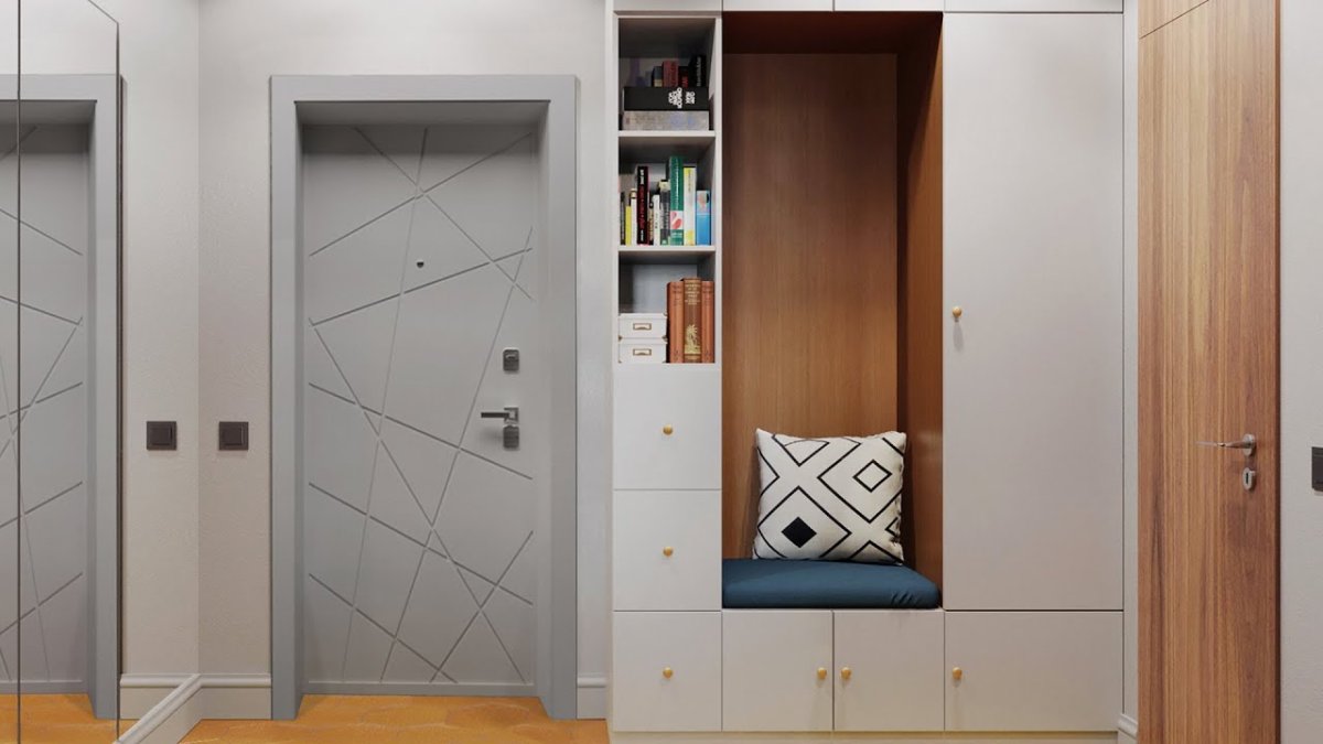 Прихожая в современном стил