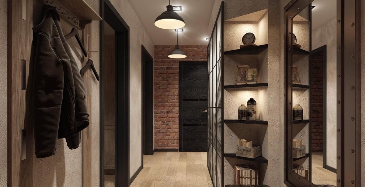 Комод с зеркалом в прихожую