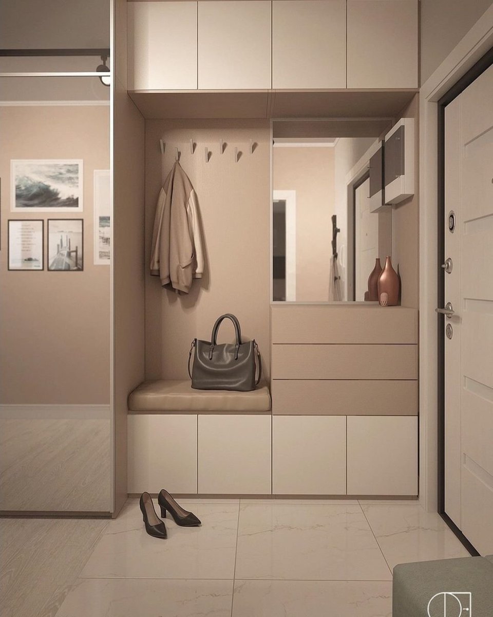 Прихожая в стиле лофт