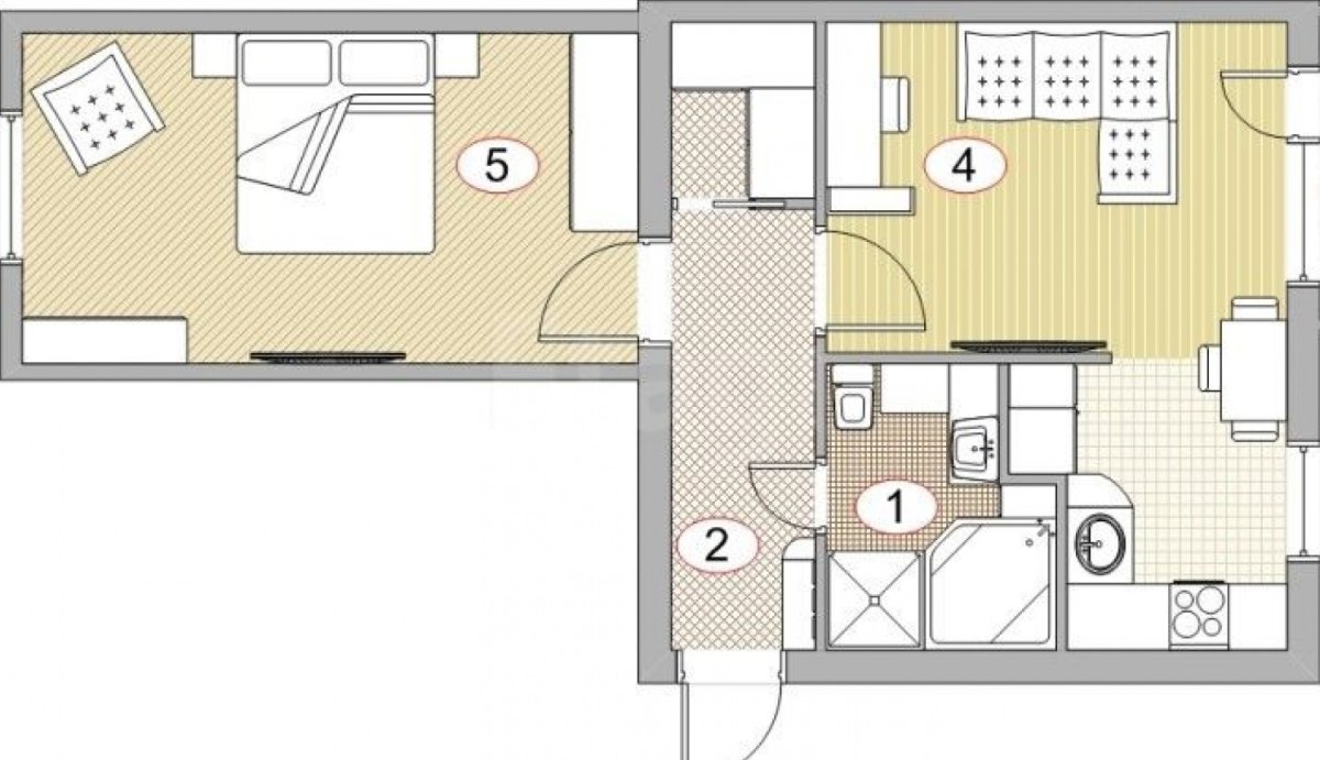 Спальня в брежневке