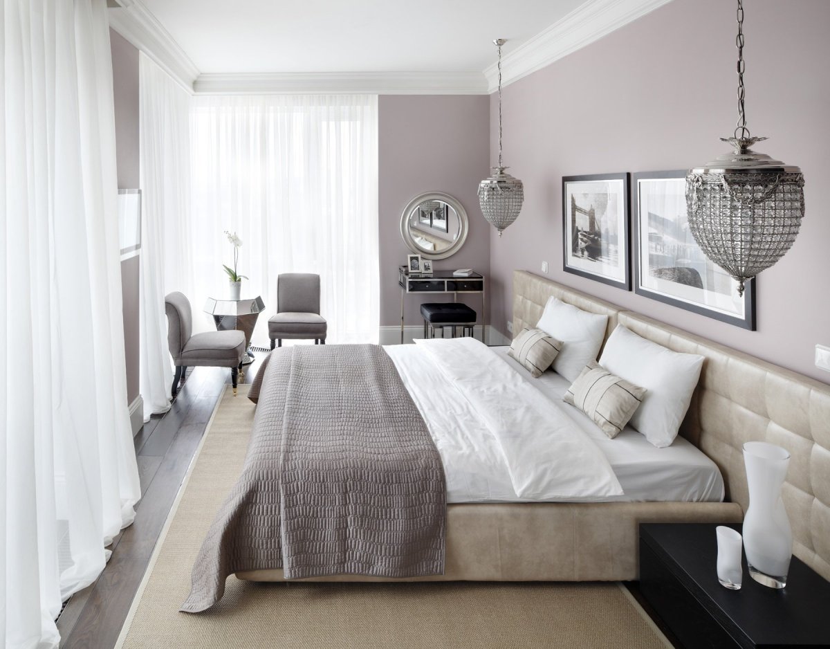 Интерьер спальни 14 м2