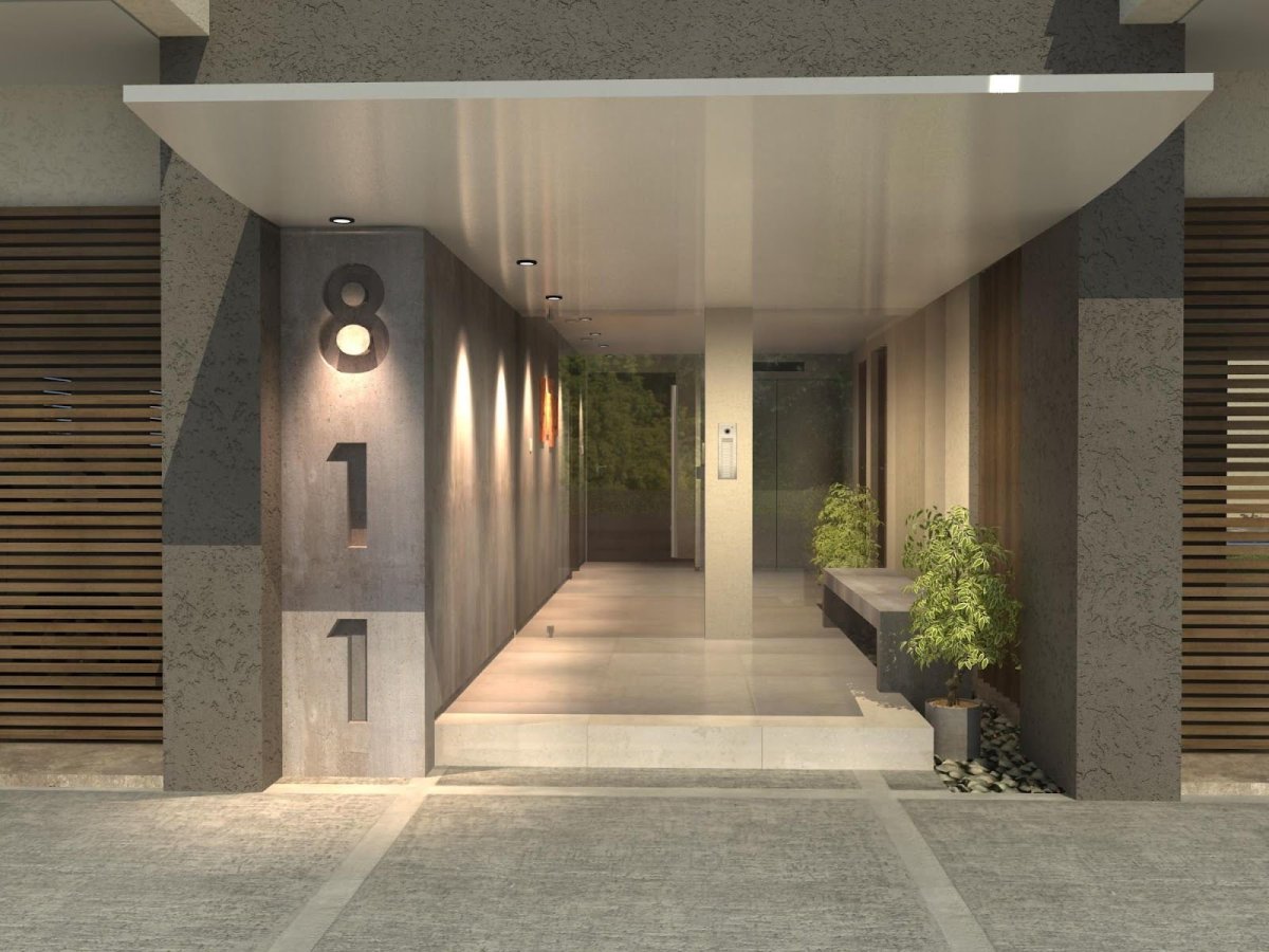 Подъезд в современном стиле