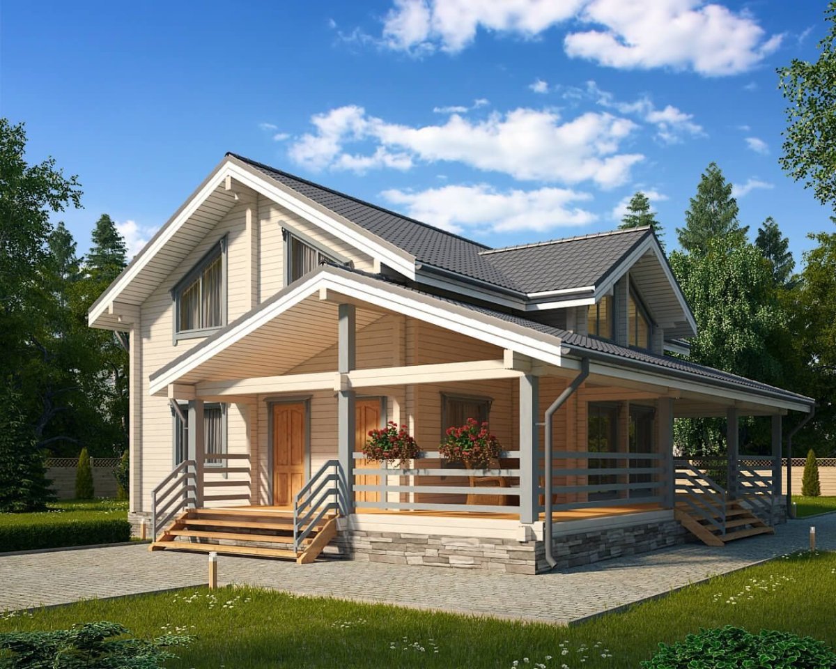 Терем клееный брус