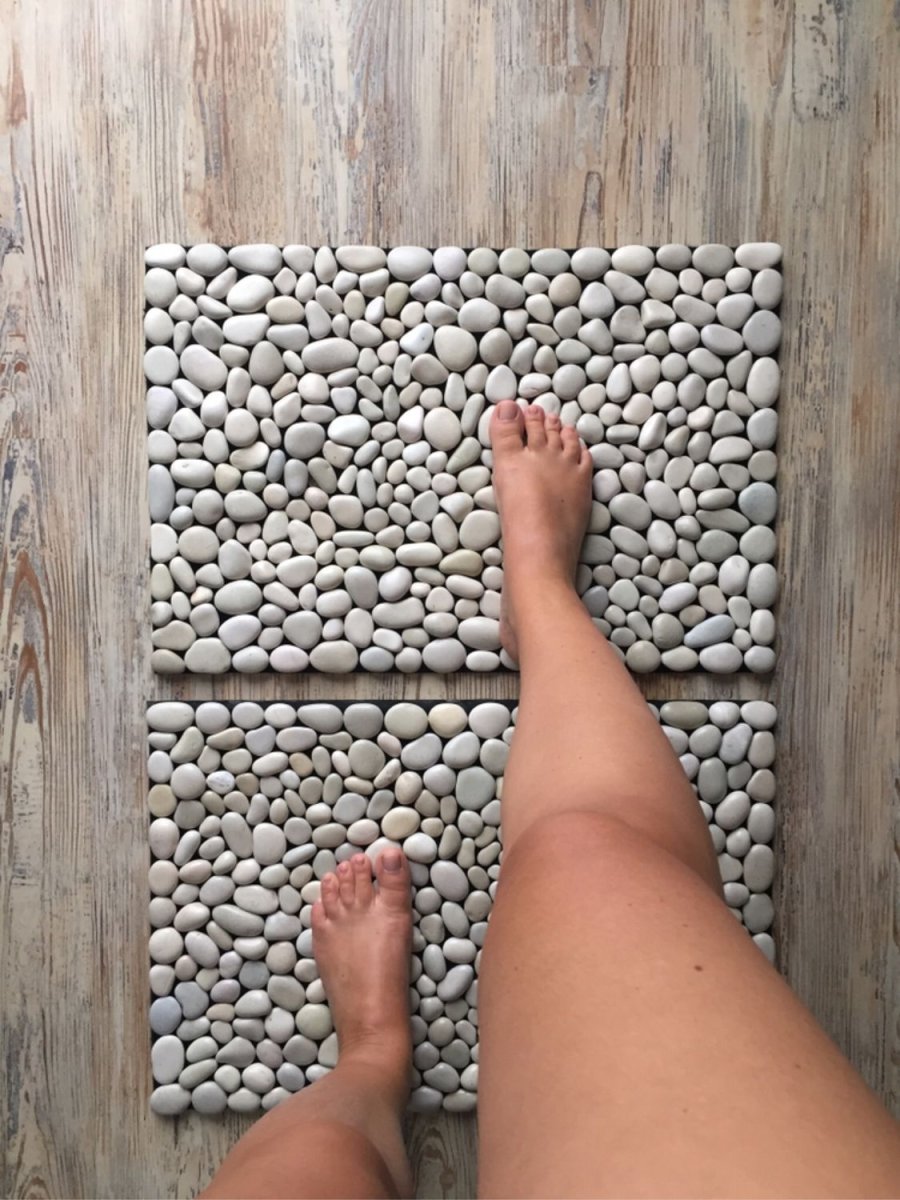 Поддон из гальки