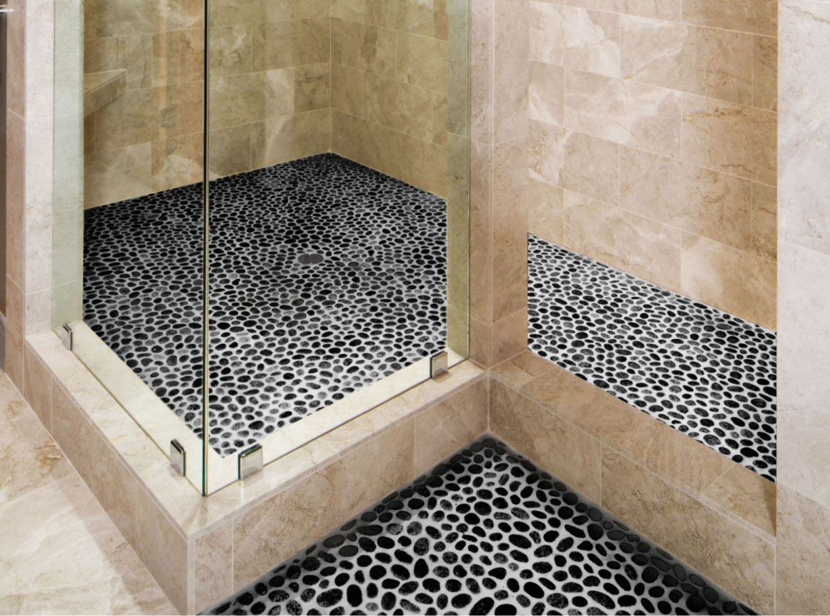 Коврик из гальки