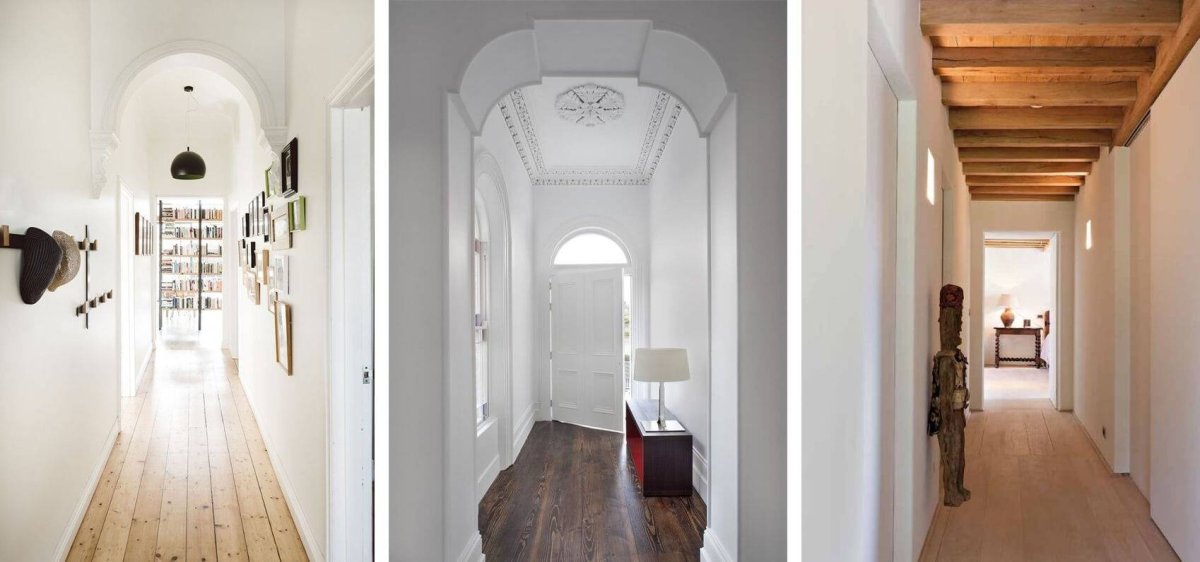 Визуальное расширение узкого коридора