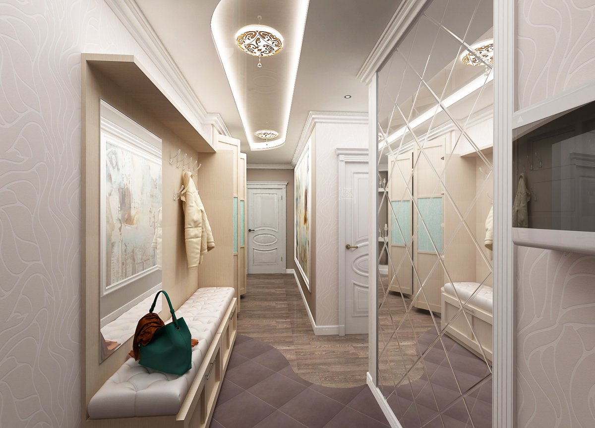 Обои в прихожую