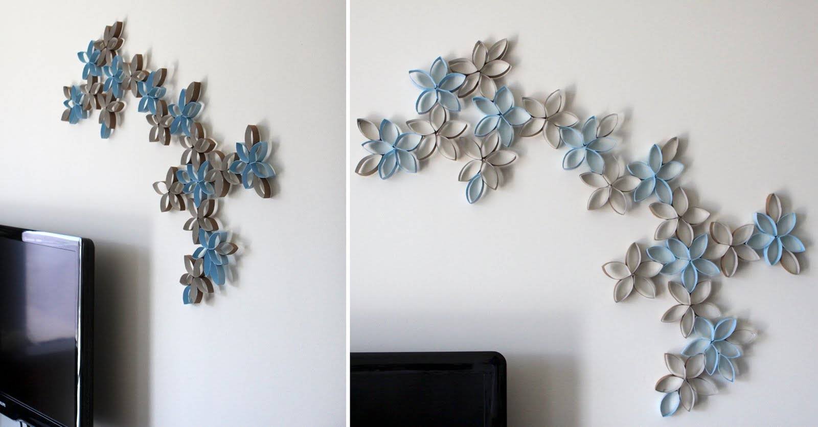 10 идей декора для стен из цветной бумаги