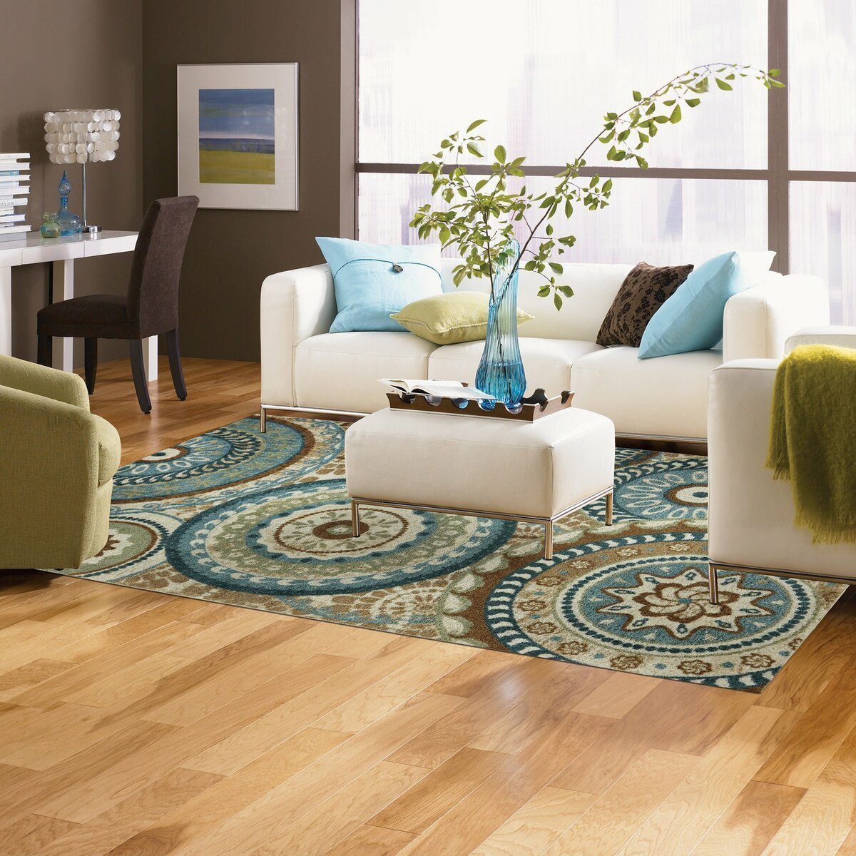 Коричневый цвет в интерьере гостиной: благородный и роскошный дизайн комнаты (50 фото)
