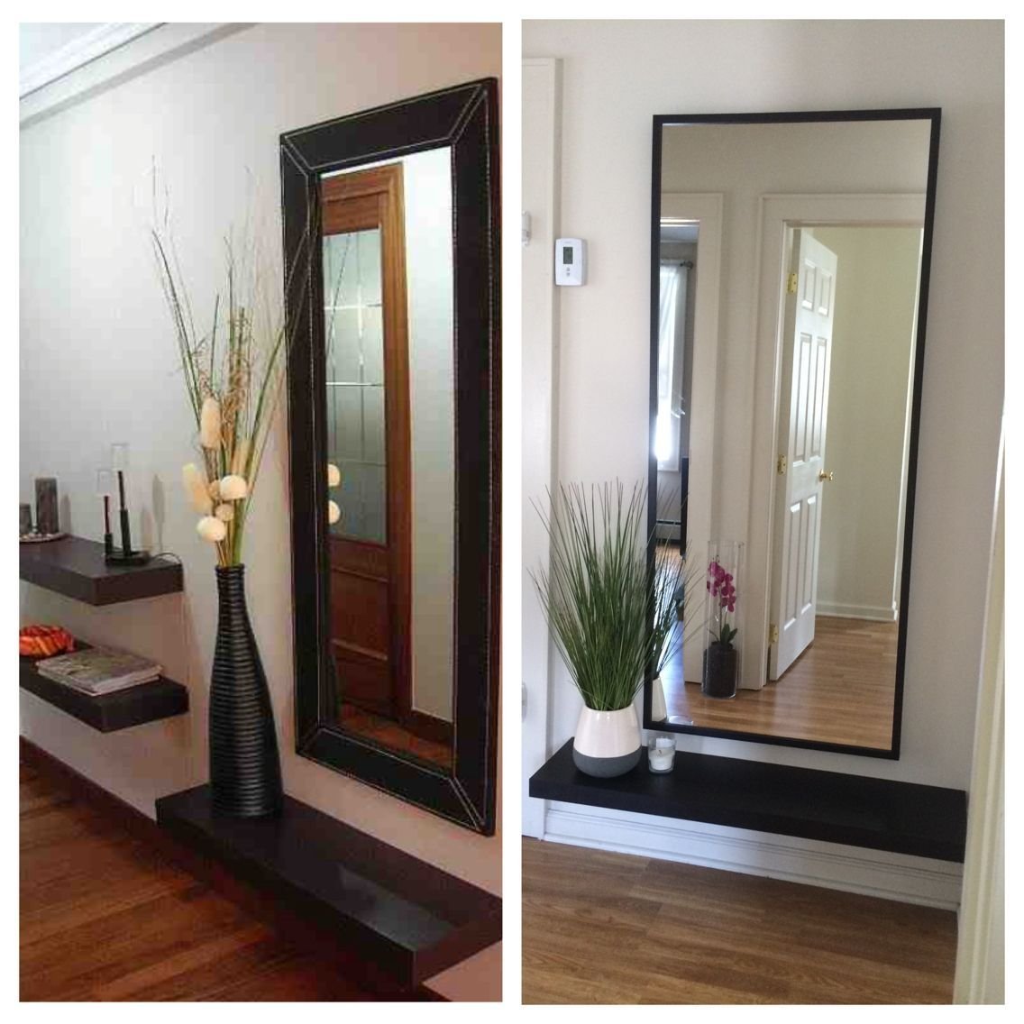 Большое зеркало в прихожую высота выключателя