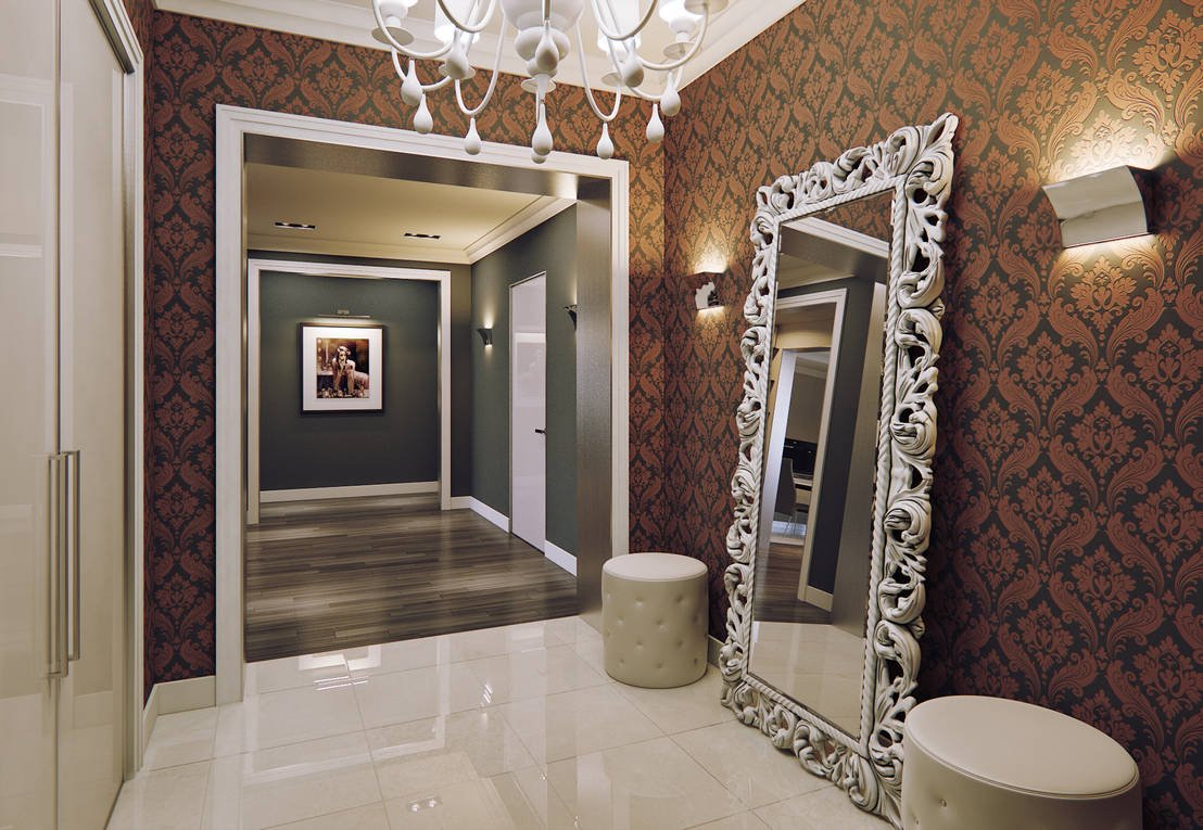 Красивые зеркала в прихожую