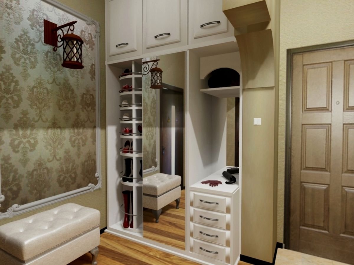 Комод с зеркалом в прихожую