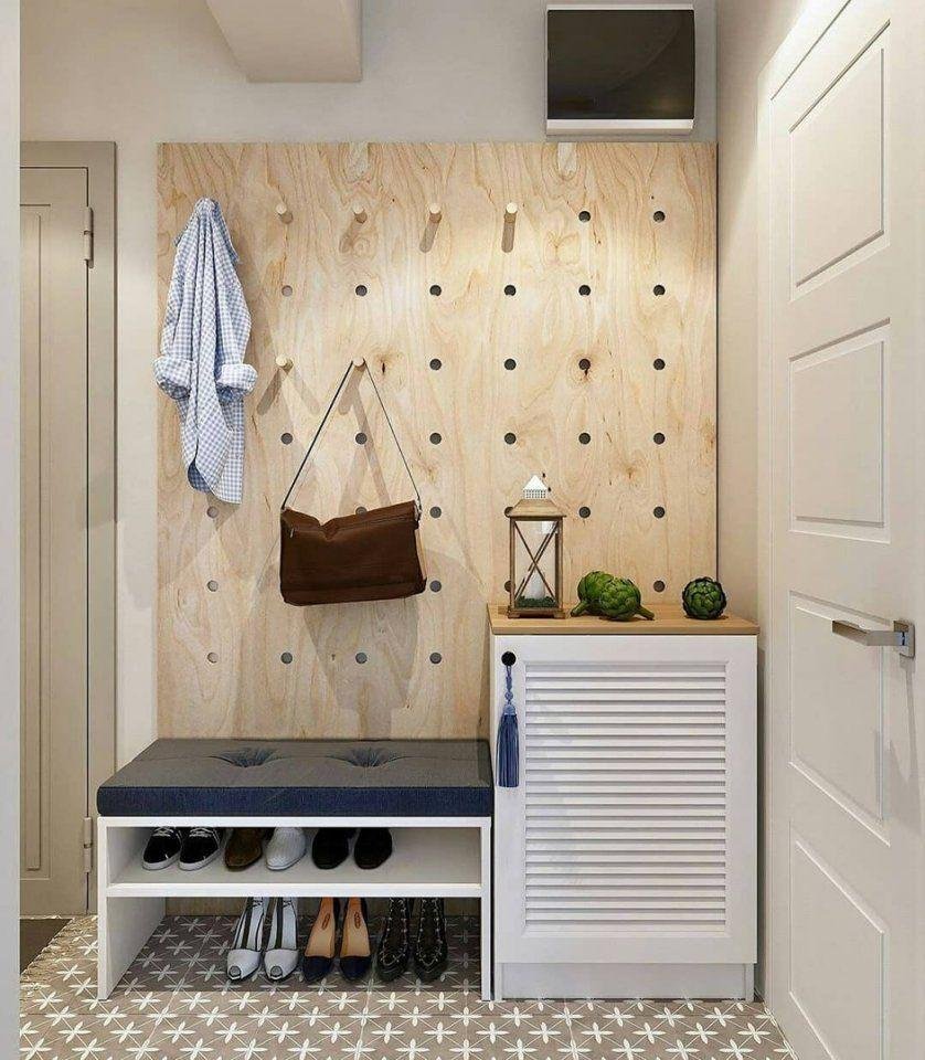 Интерьер узкой прихожей