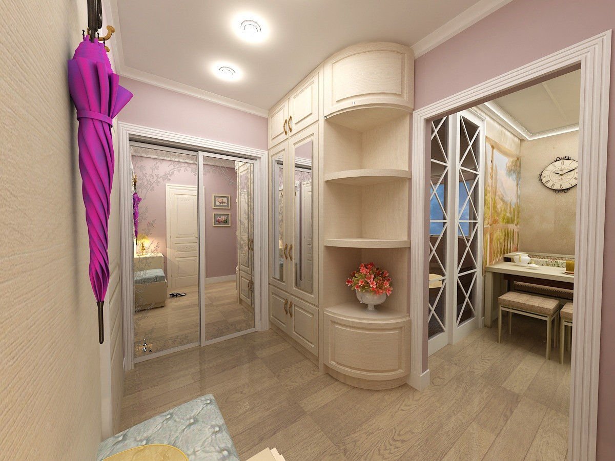 Прихожая поворотная Бриз