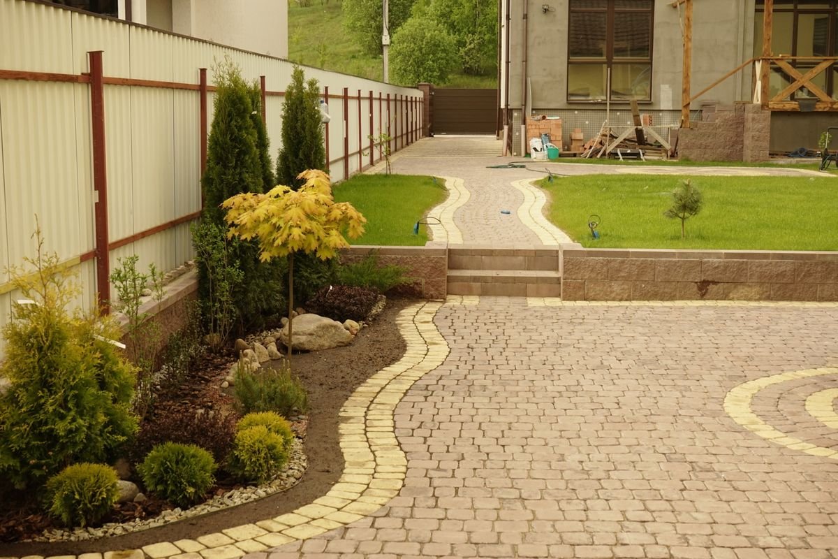 Планировка двора