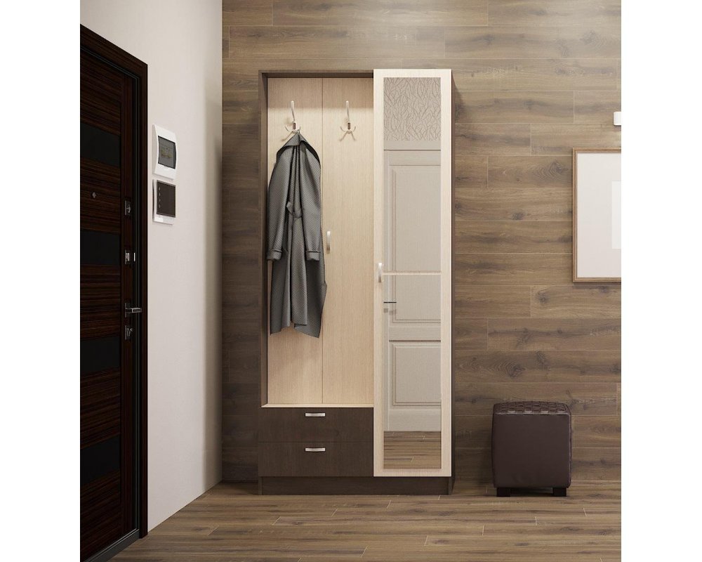 Вешалка с зеркалом ВШ-3 Вега